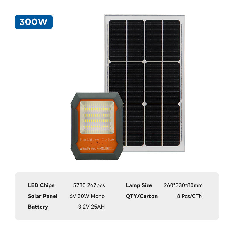 TG04-300W Solar Flood Light