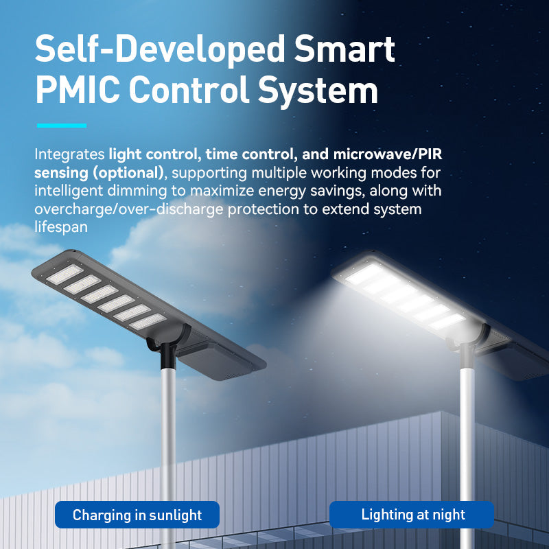 80W 100W 120W SunSwift All-in-one Solar Street Light