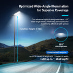 80W 100W 120W SunSwift All-in-one Solar Street Light